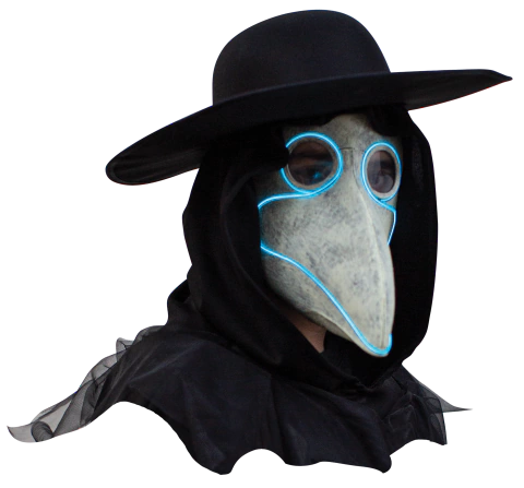 Doctor Peste LED Jr. Latex Mask