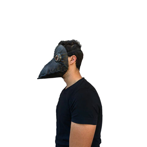 Plague Doctor Black Latex Mask