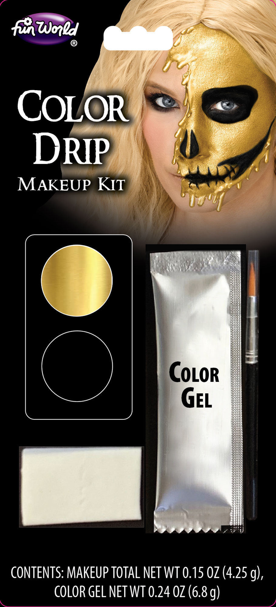 Melting Skull Color Drip Makeup Kit
