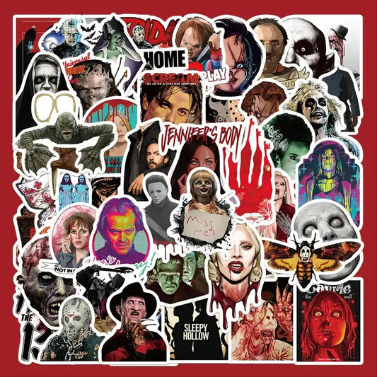 Random Horror Stickers: Fade resistant Decals