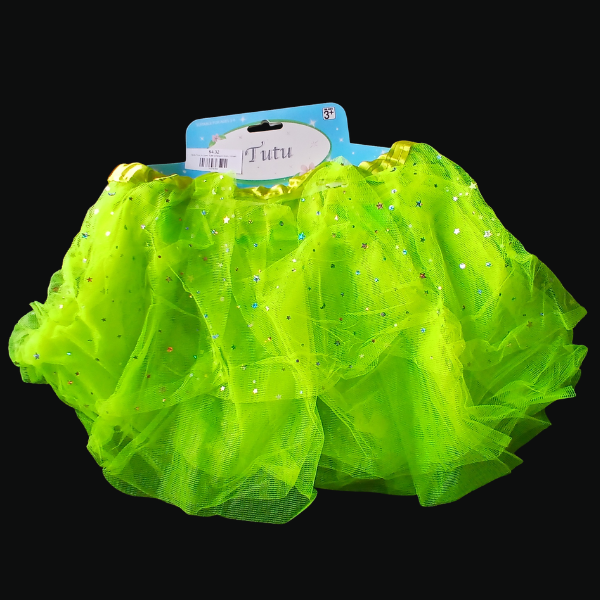 Kids Tutu 3-Layer Tulle w/Sequin Stars