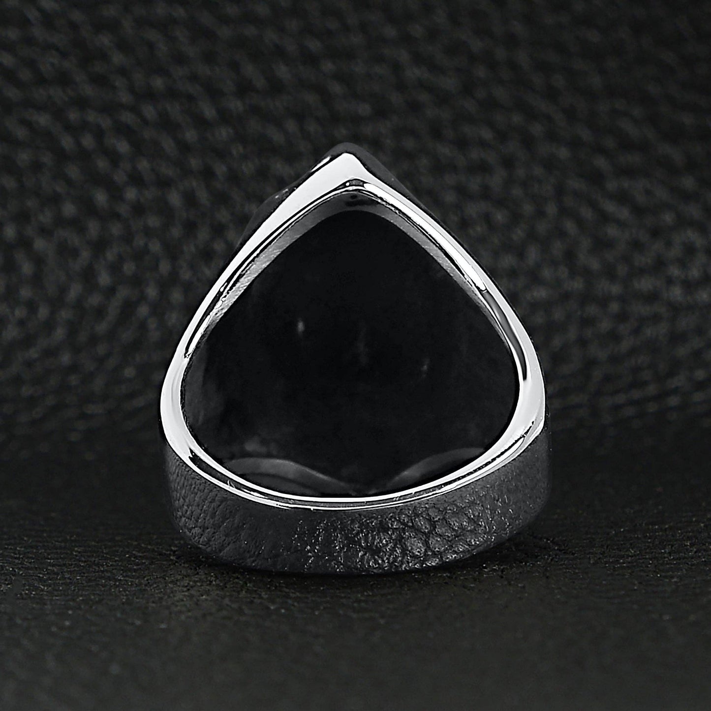 Stainless Steel Grim Reaper Skull Ring