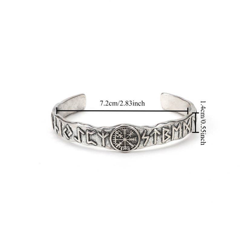 Viking Rune Compass Bracelet