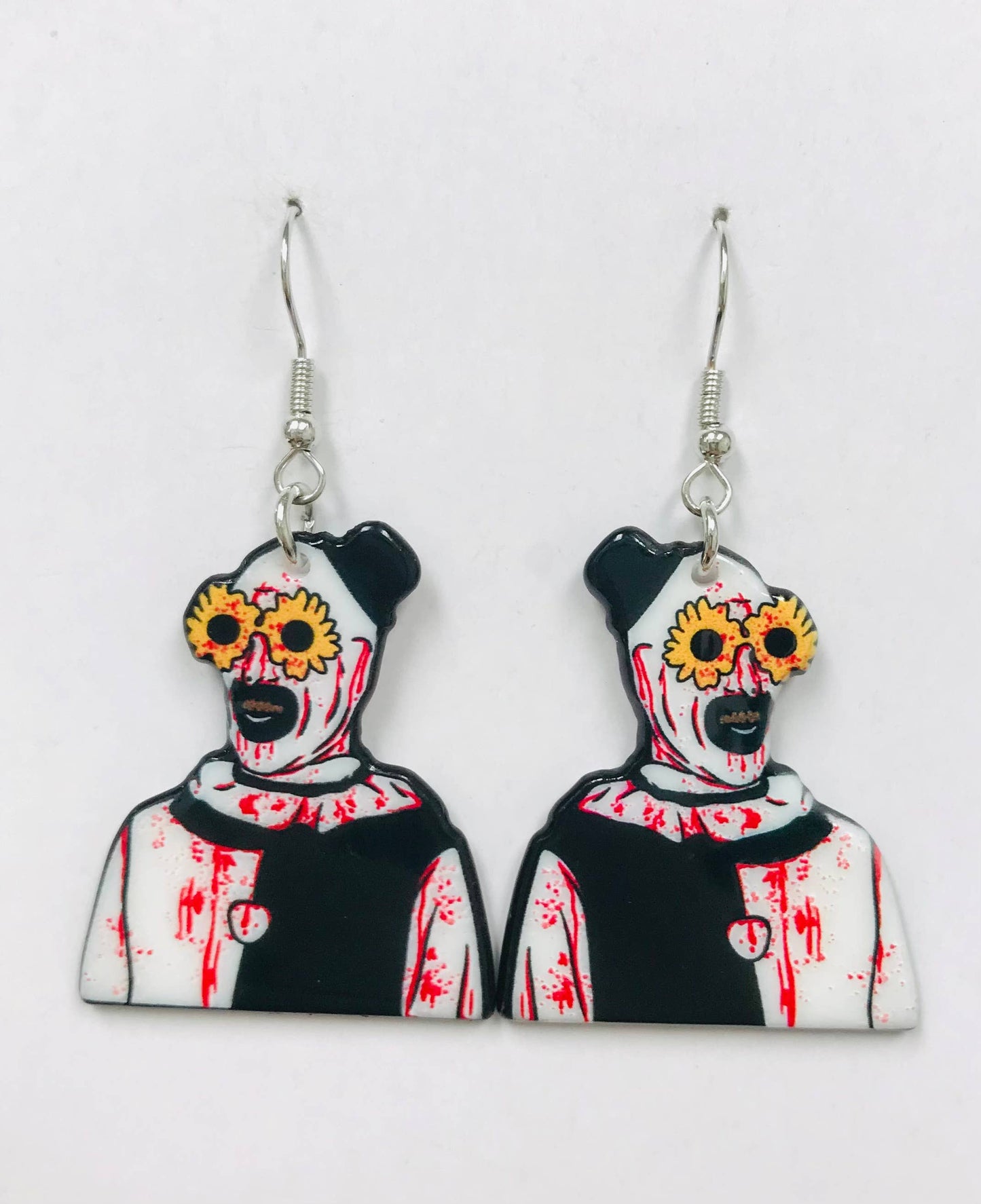 Art the Clown Earrings, Acrylic