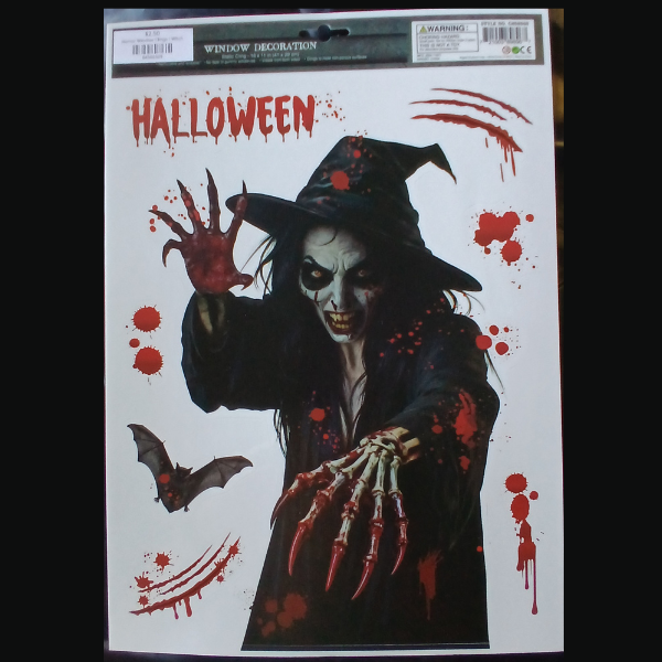 Horror Window Clings