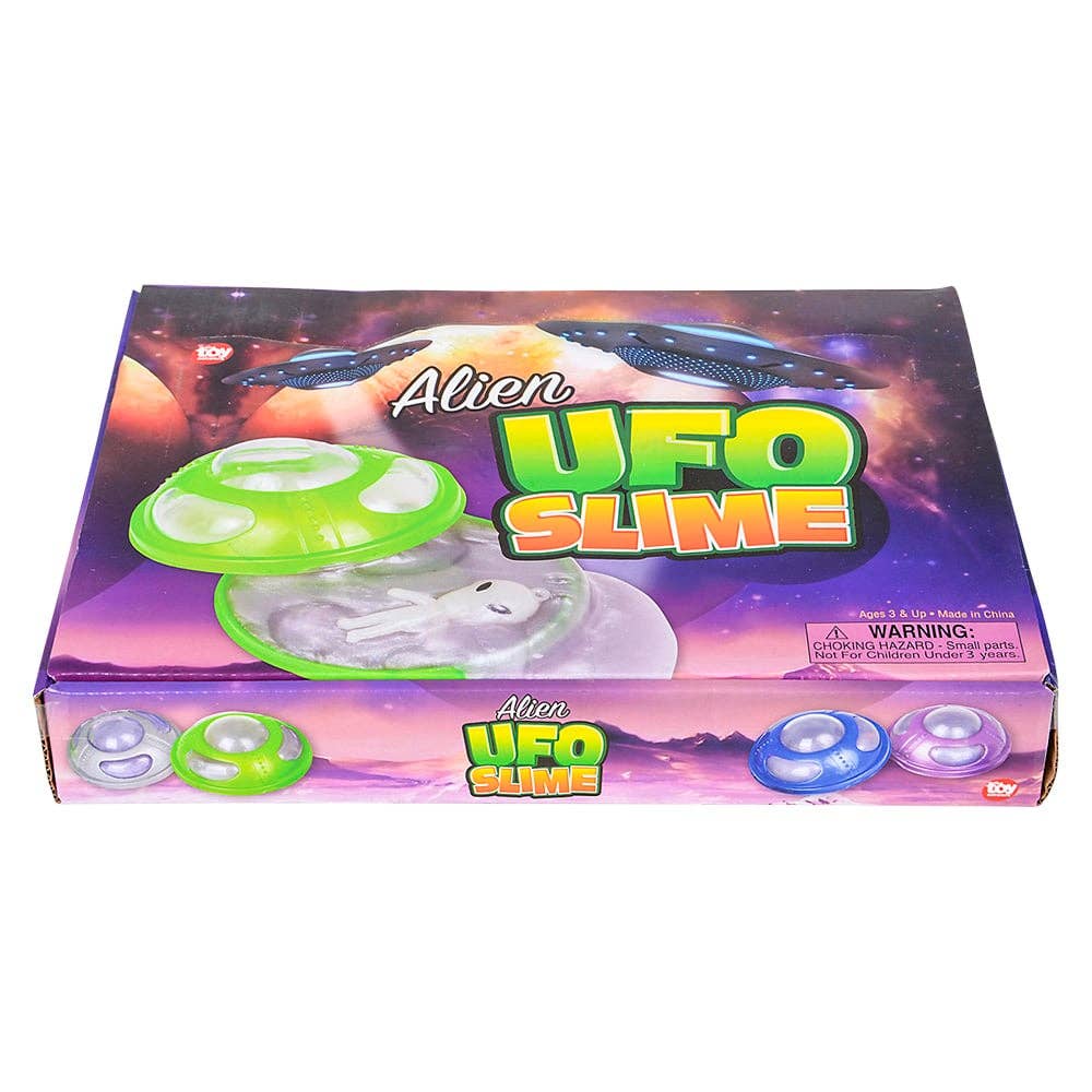 3" UFO ALIEN RAINBOW SLIME