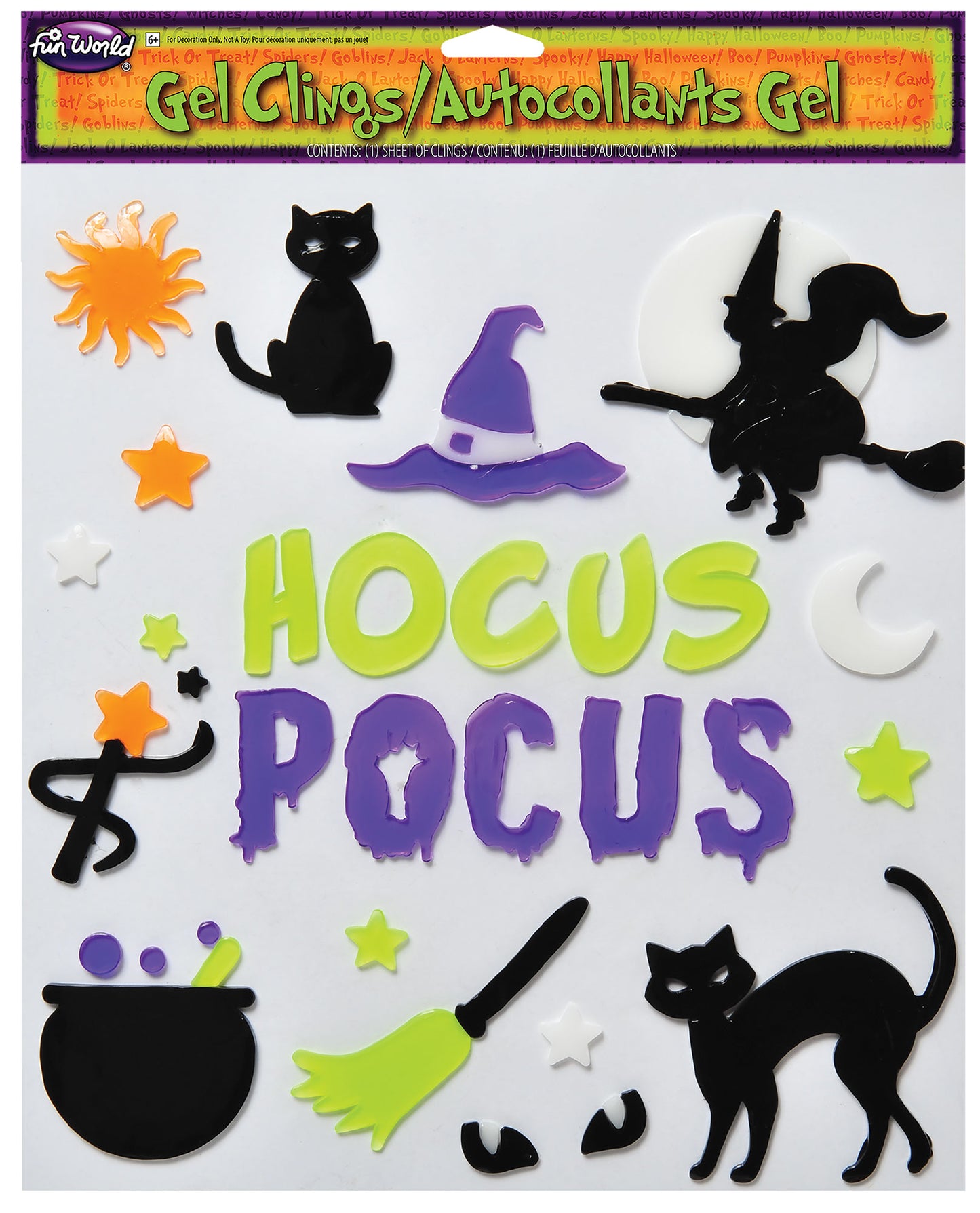 Halloween Window Gel Clings