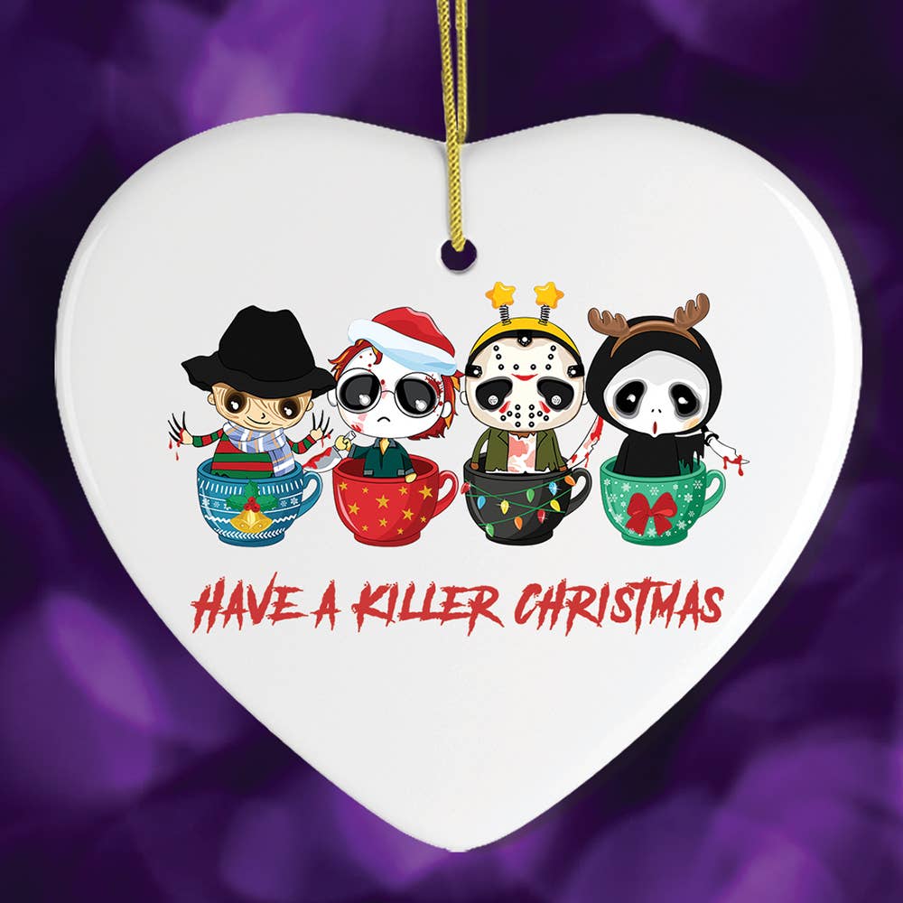 Have a Killer Christmas Spooky and Cute Halloween Theme Orna