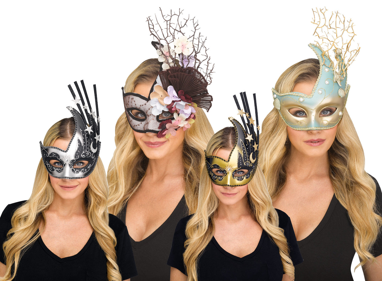 Flowery Masquerade Mask
