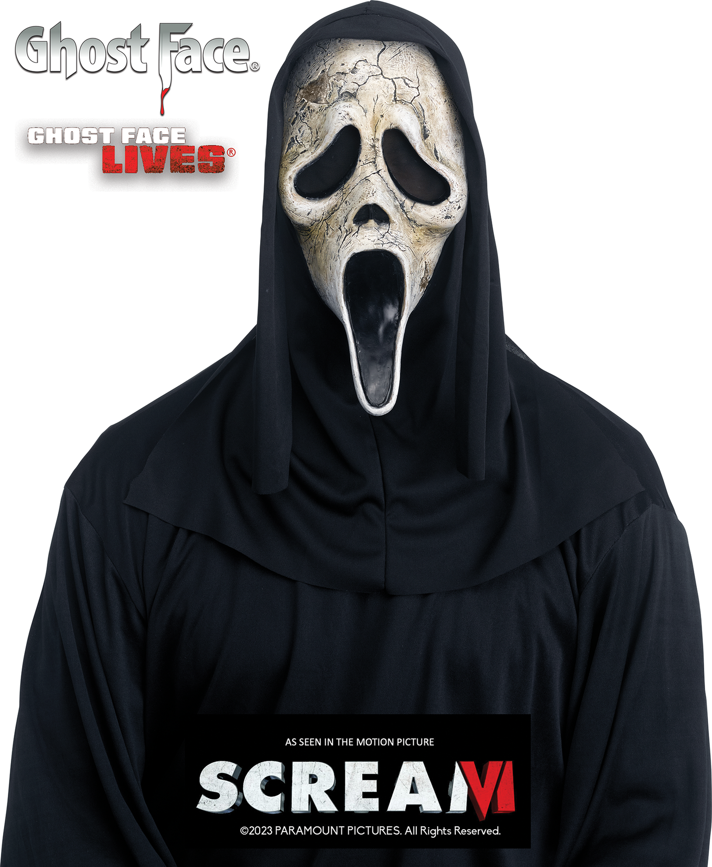 Aged Ghost Face Mask