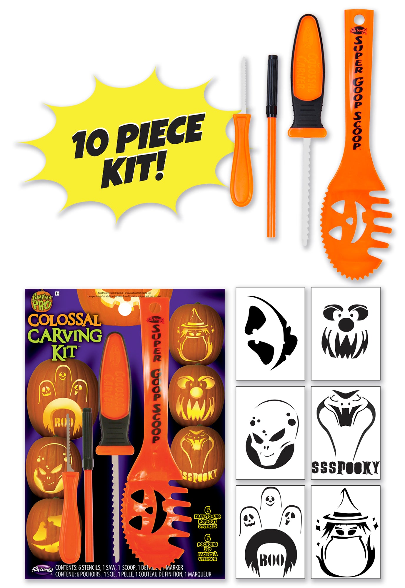 Colossal Carving Kit (10 Piece)