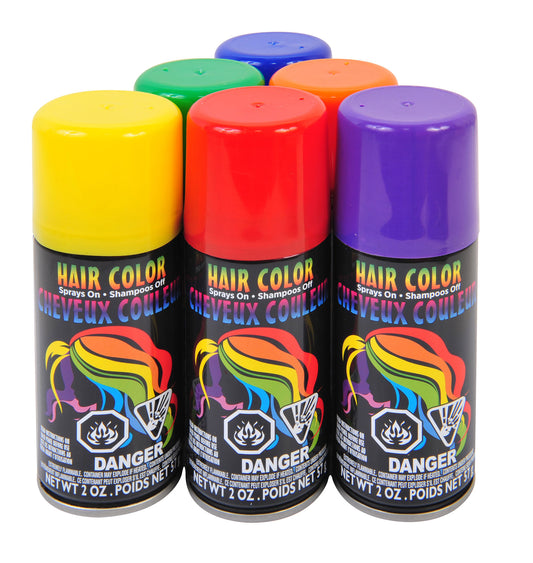 Fluorescent Hairspray