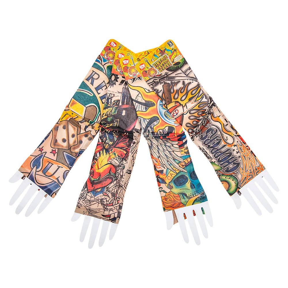 16" VINTAGE PRINT TATTOOS SLEEVE LLB kids toys