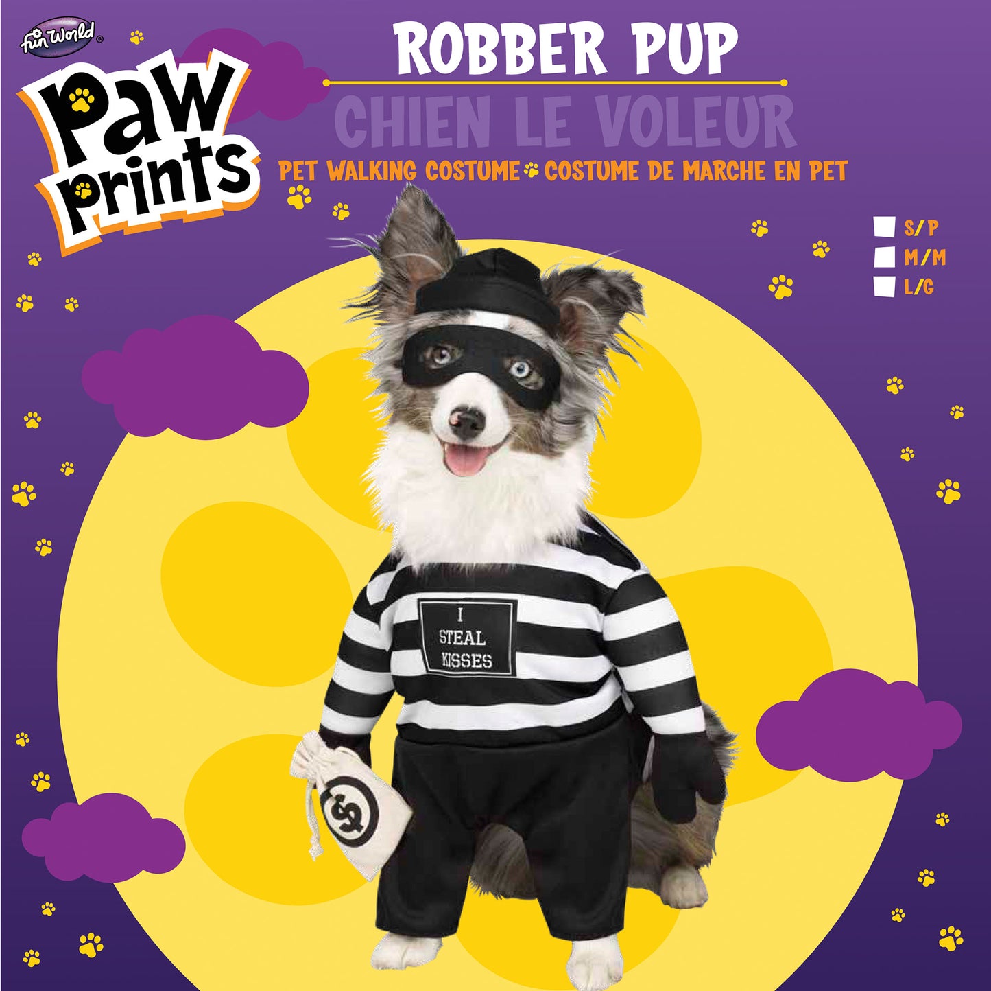 Robber Pup Pet Costume