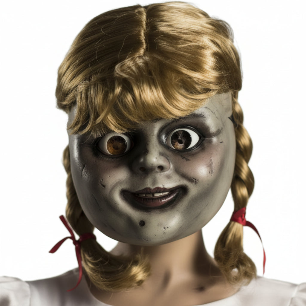 Annabelle Mask With Wig
