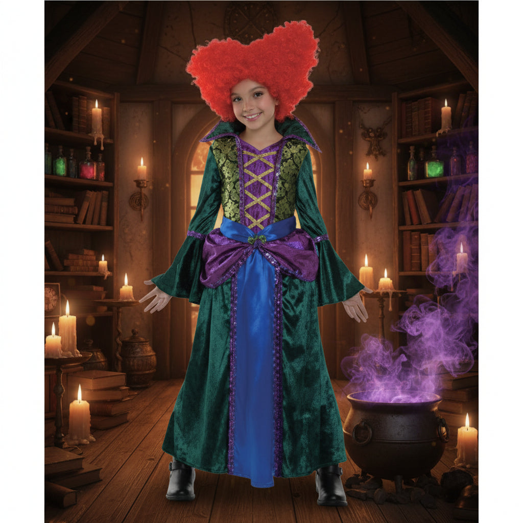 Masterful Salem Witch Kid Costume