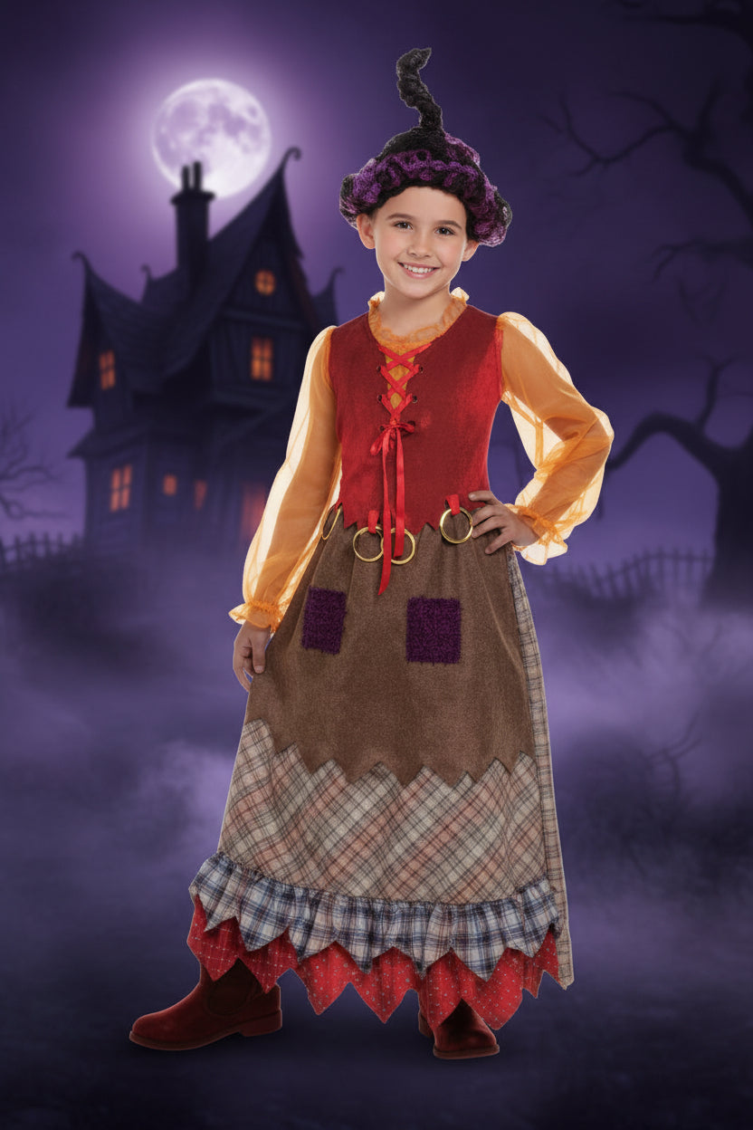Kookie Salem Witch Kid Costume