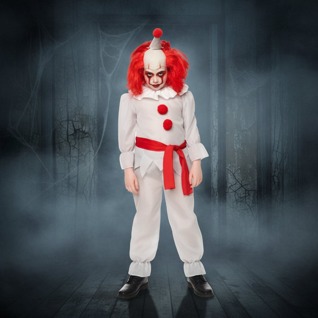 Horror Clown Kid Costume