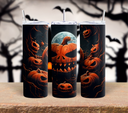 Jack O' Lantern 20 oz Skinny Tumbler