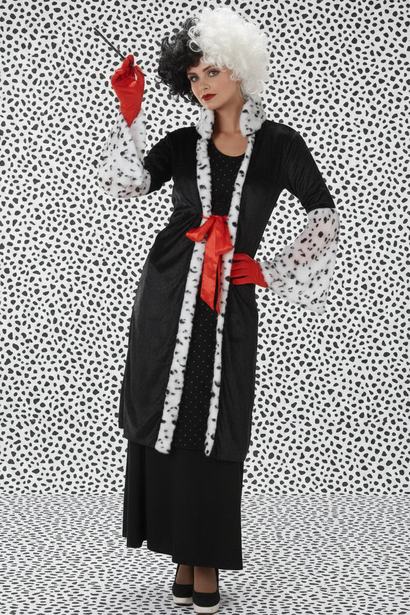 Madame Evil Dalmatian Smuggler Adult Costume