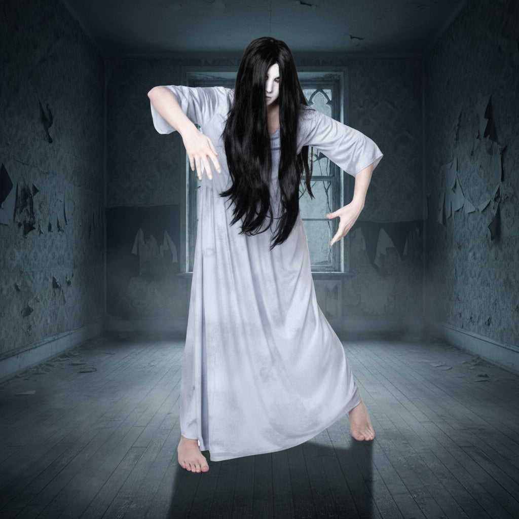 Creepy Horror Girl Adult Costume
