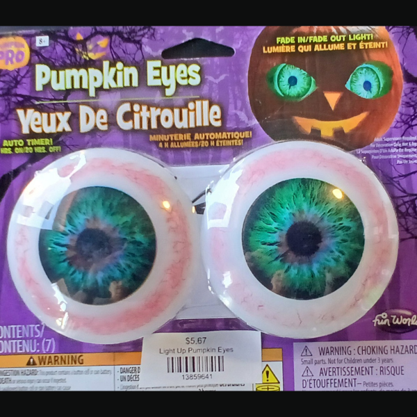 Light Up Pumpkin Eyes