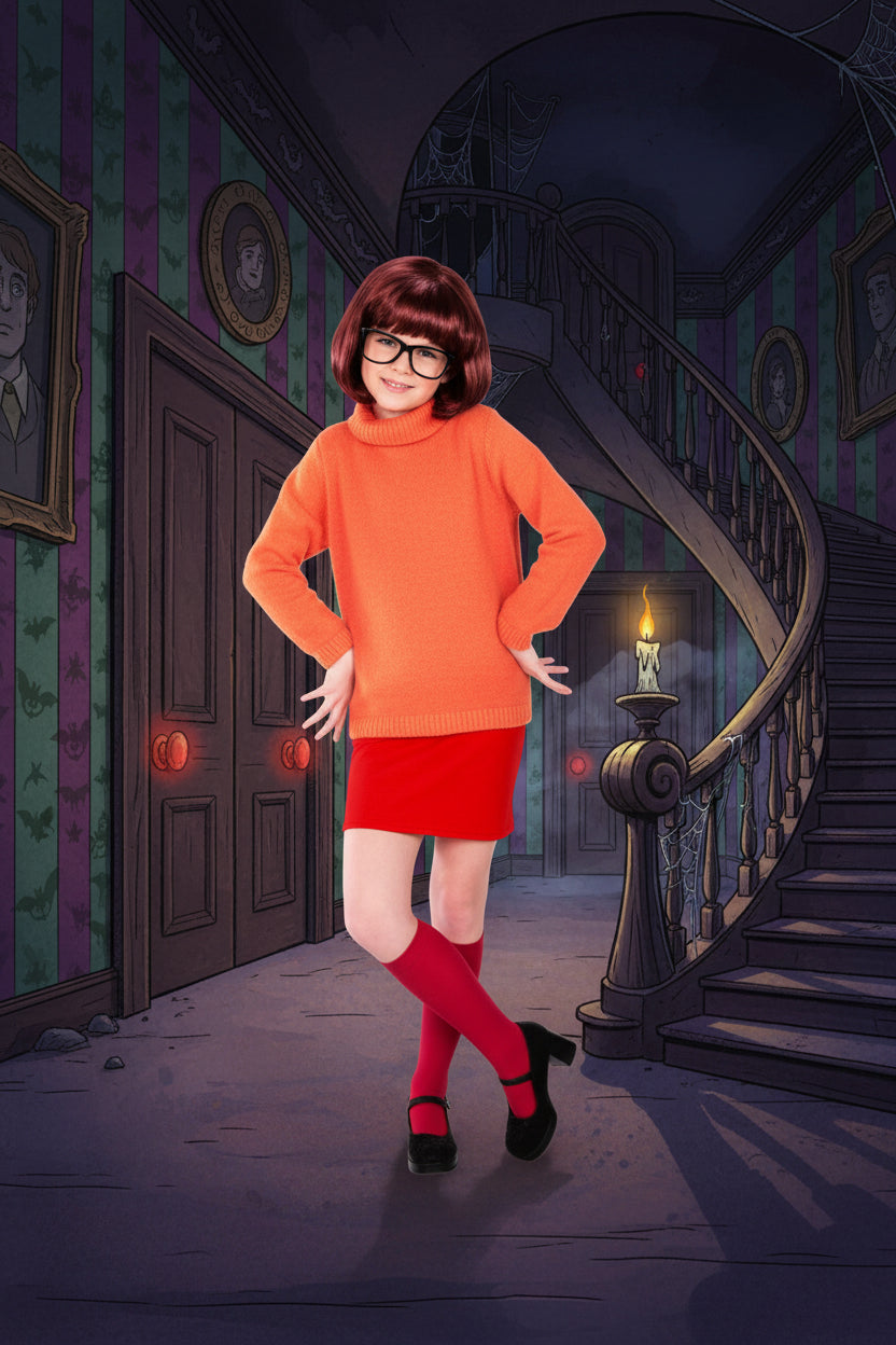 Velma Kids Costume