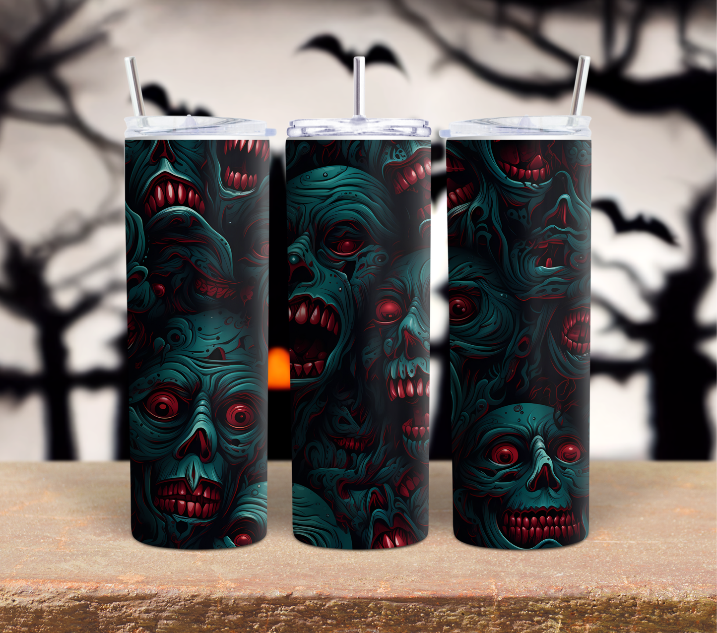 Zombies 20 oz Skinny Tumbler