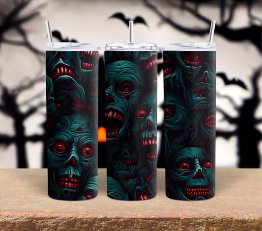 Zombies 20 oz Skinny Tumbler