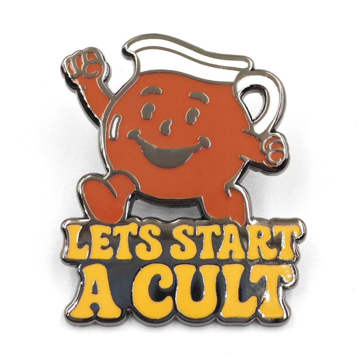 Let's Start a Cult Enamel Pin