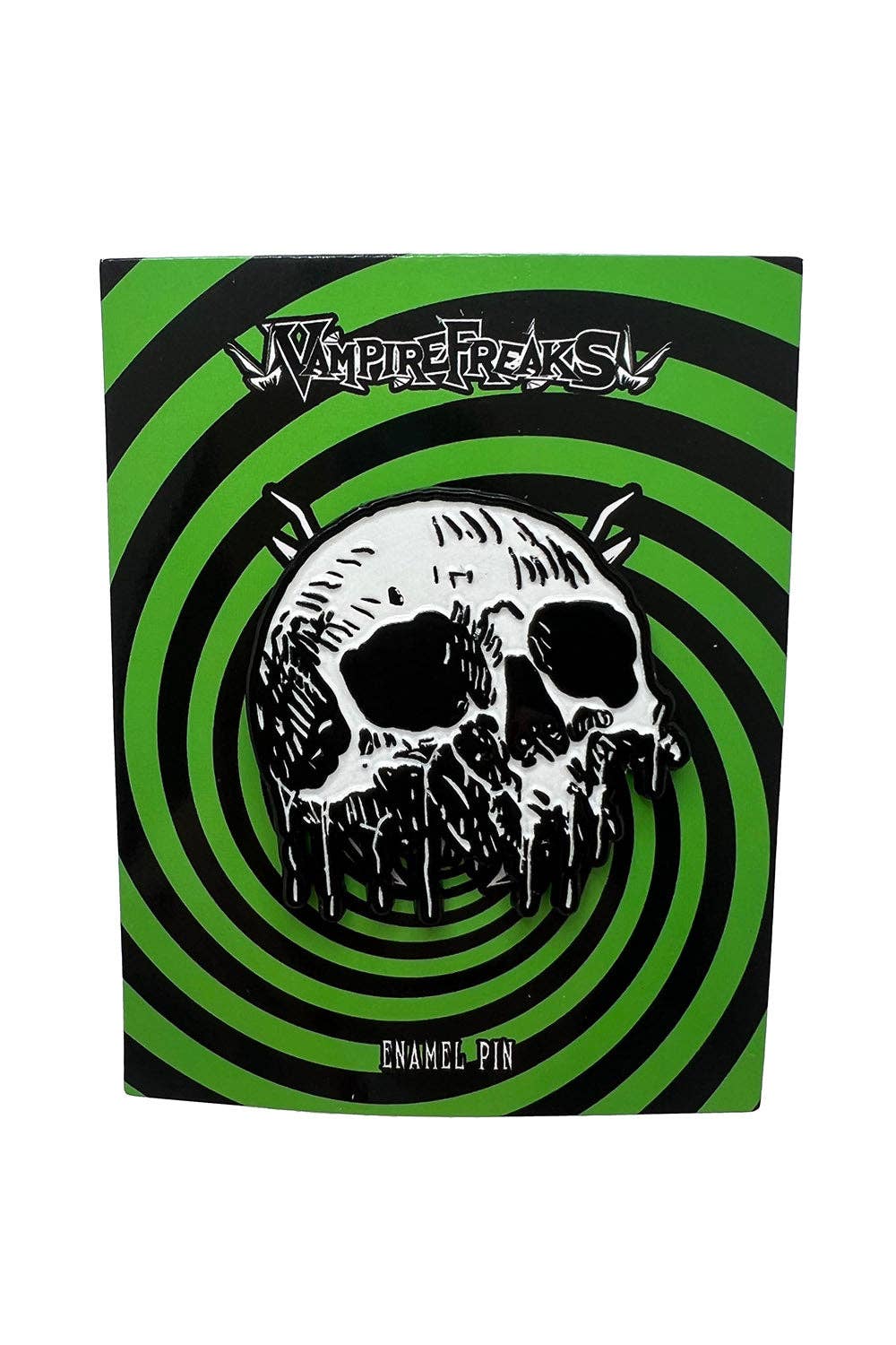 Skull Drip Enamel Pin