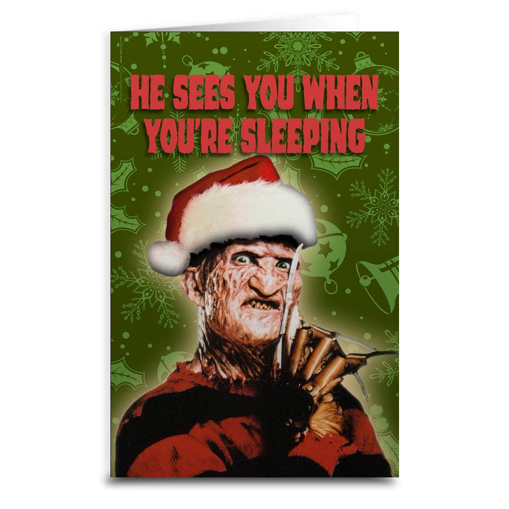 Freddy Krueger "When You're Sleeping" Card