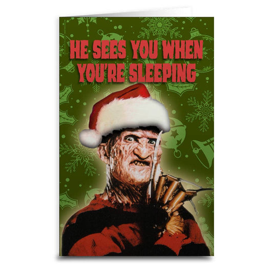 Freddy Krueger "When You're Sleeping" Card