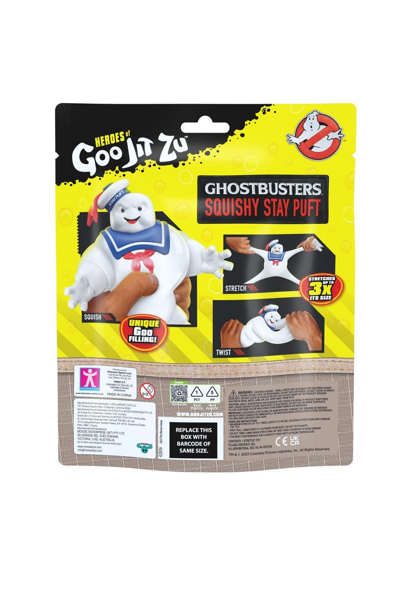 Ghostbusters Squishy Stay Puft - Heroes of Goo Jit Zu