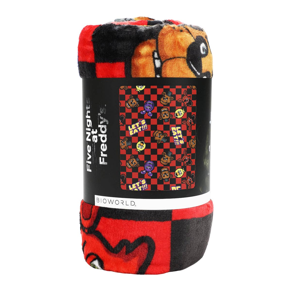 Five Nights At Freddy's Let's Eat Fleece Throw Blanket