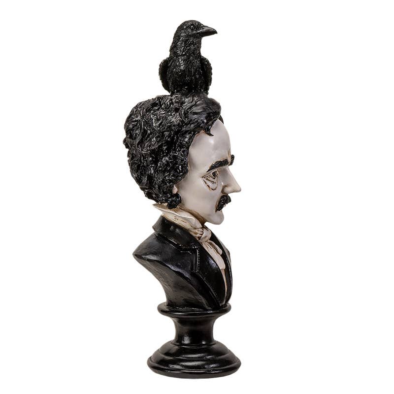 Quoth the Rave, Edgar Allen Poe Bust