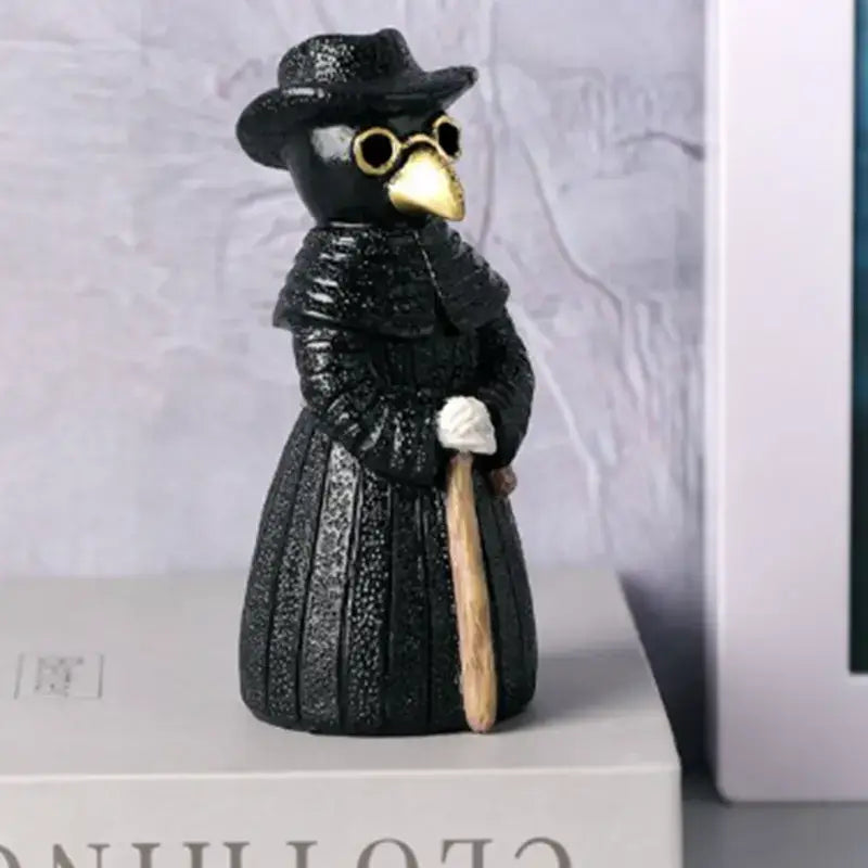 Dark Plague Doctor Raven Incense Burner – Halloween Decor