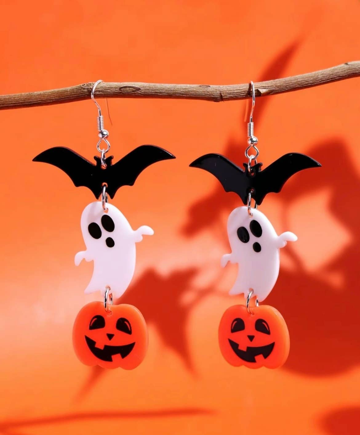 Trick Or Treat Bucket Halloween Earrings