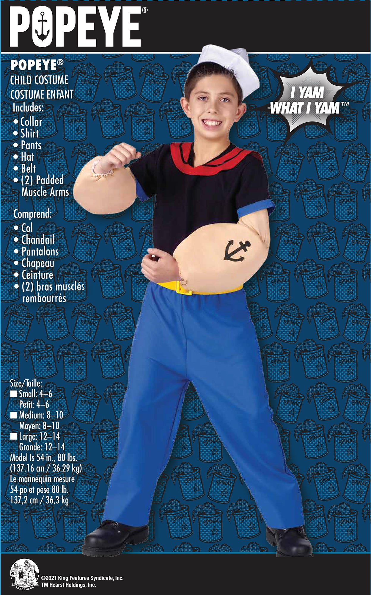 Popeye Child Costume