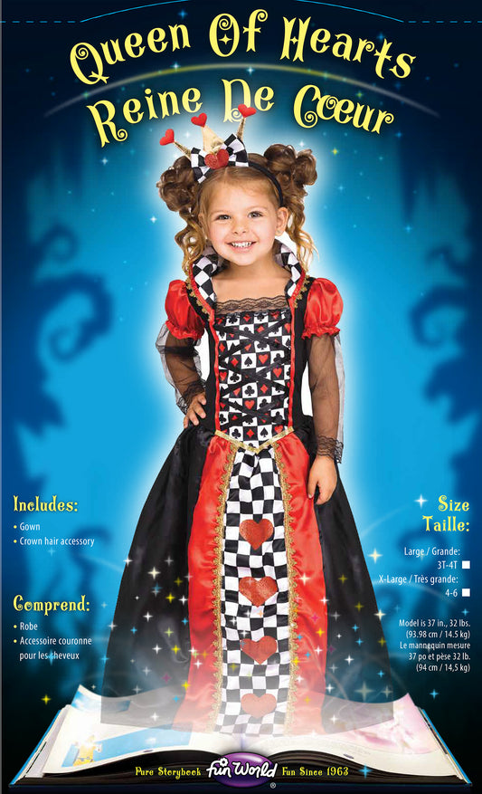 Queen of Hearts Toddler Costume