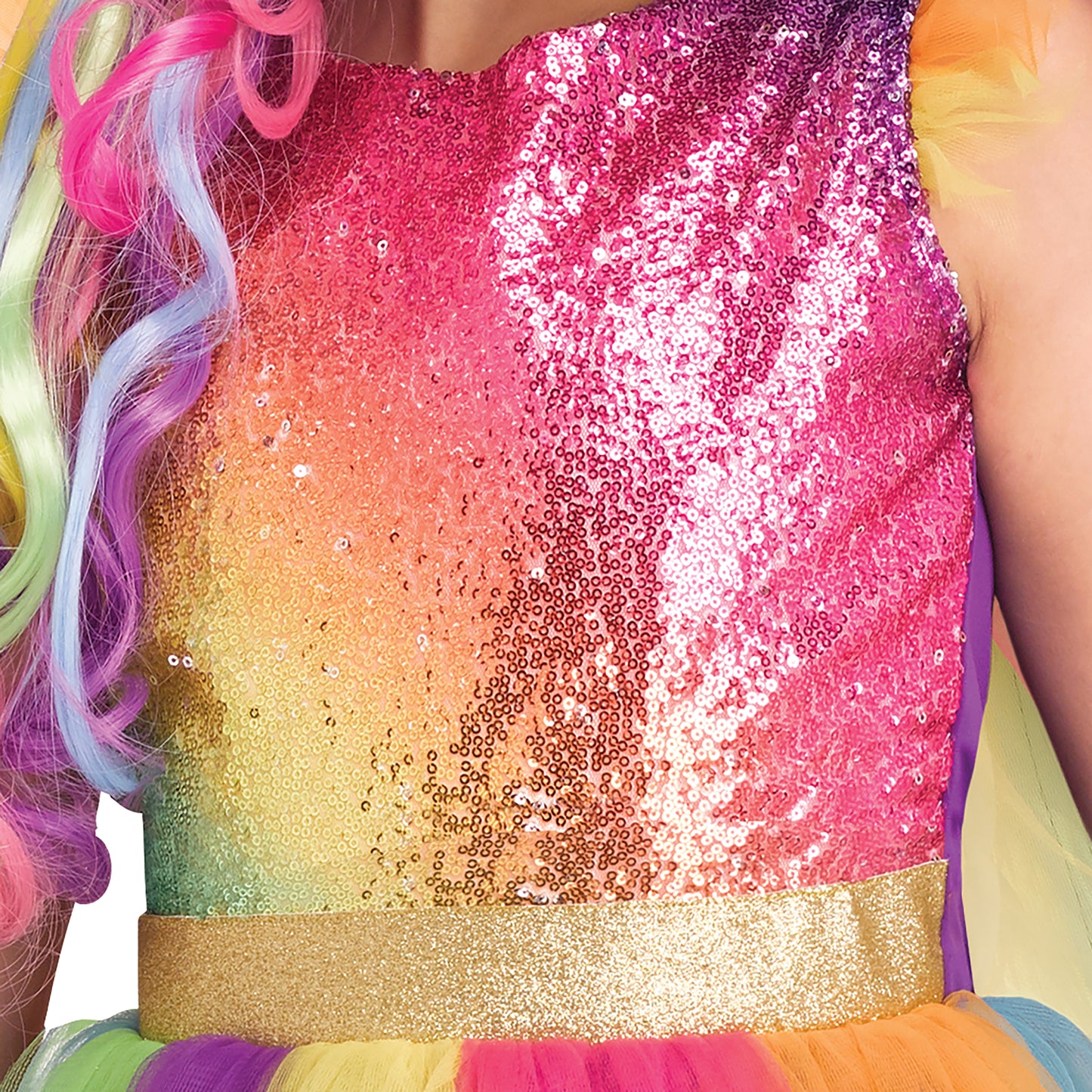 Rainbow Sequin Unicorn Child Costume