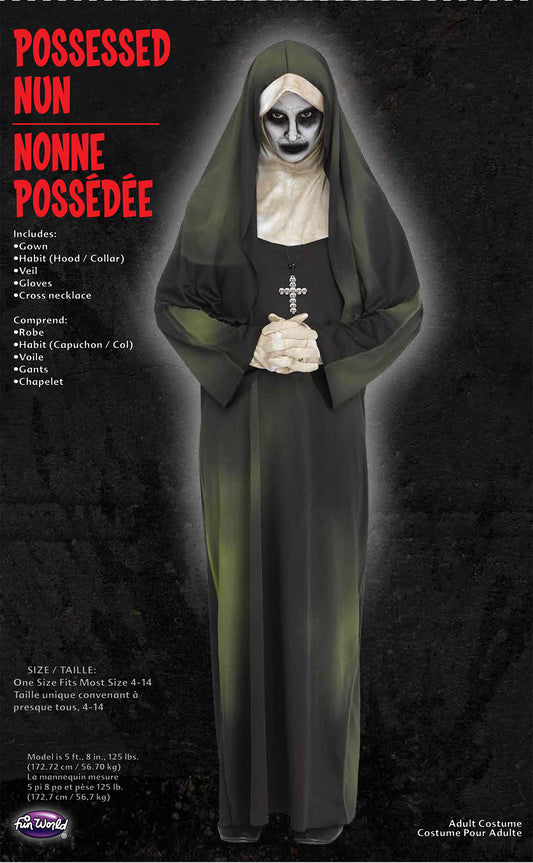 Possessed Nun Adult Costume