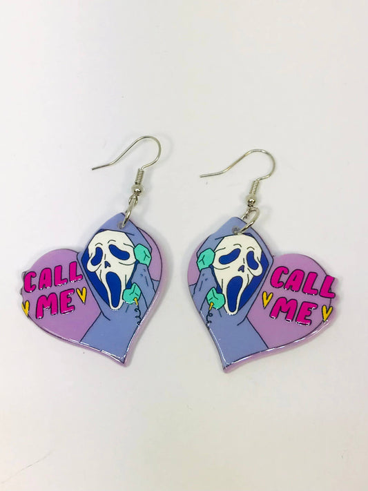 Ghost Call Me Earrings