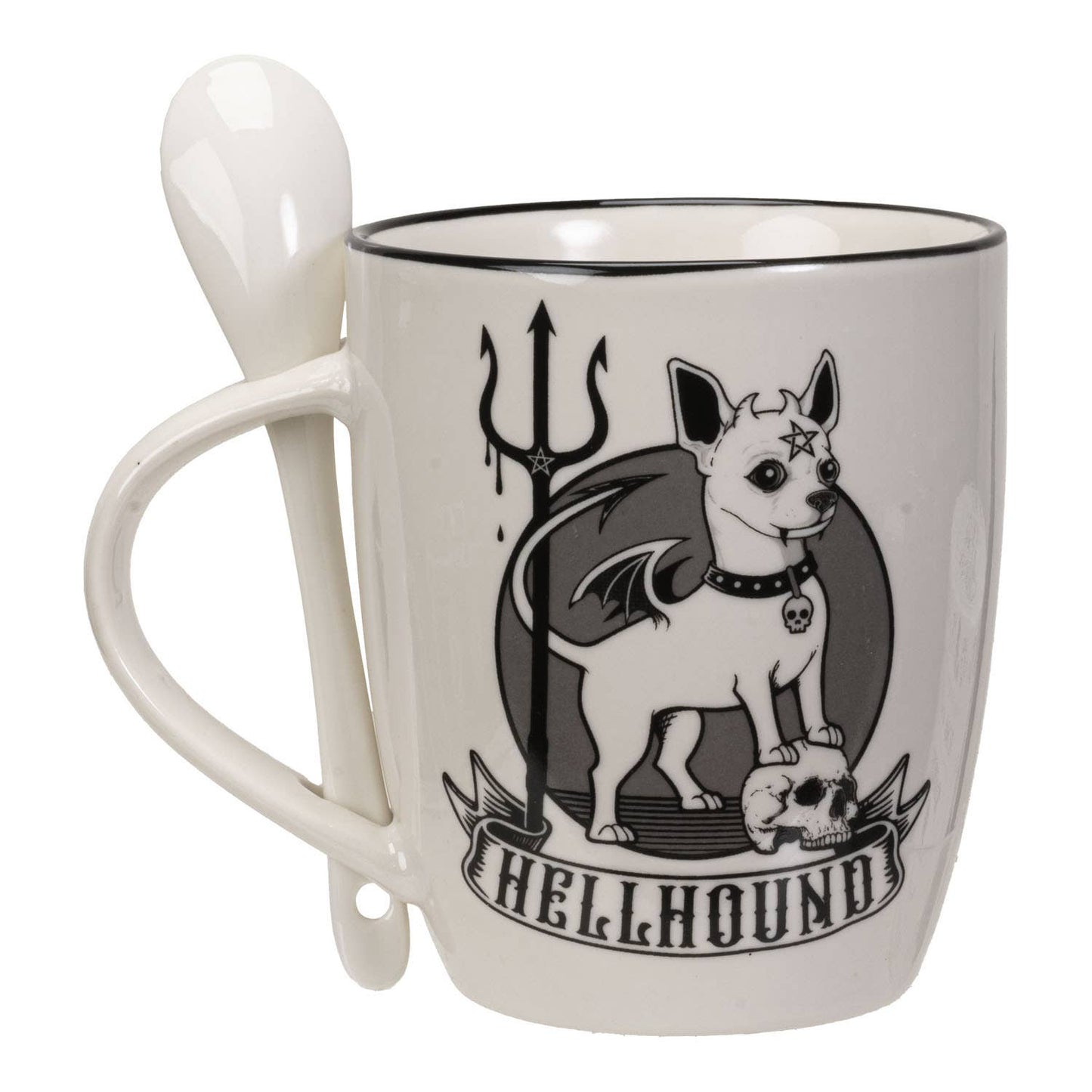 Hellhound Mug & Spoon Set for Coffee/Tea