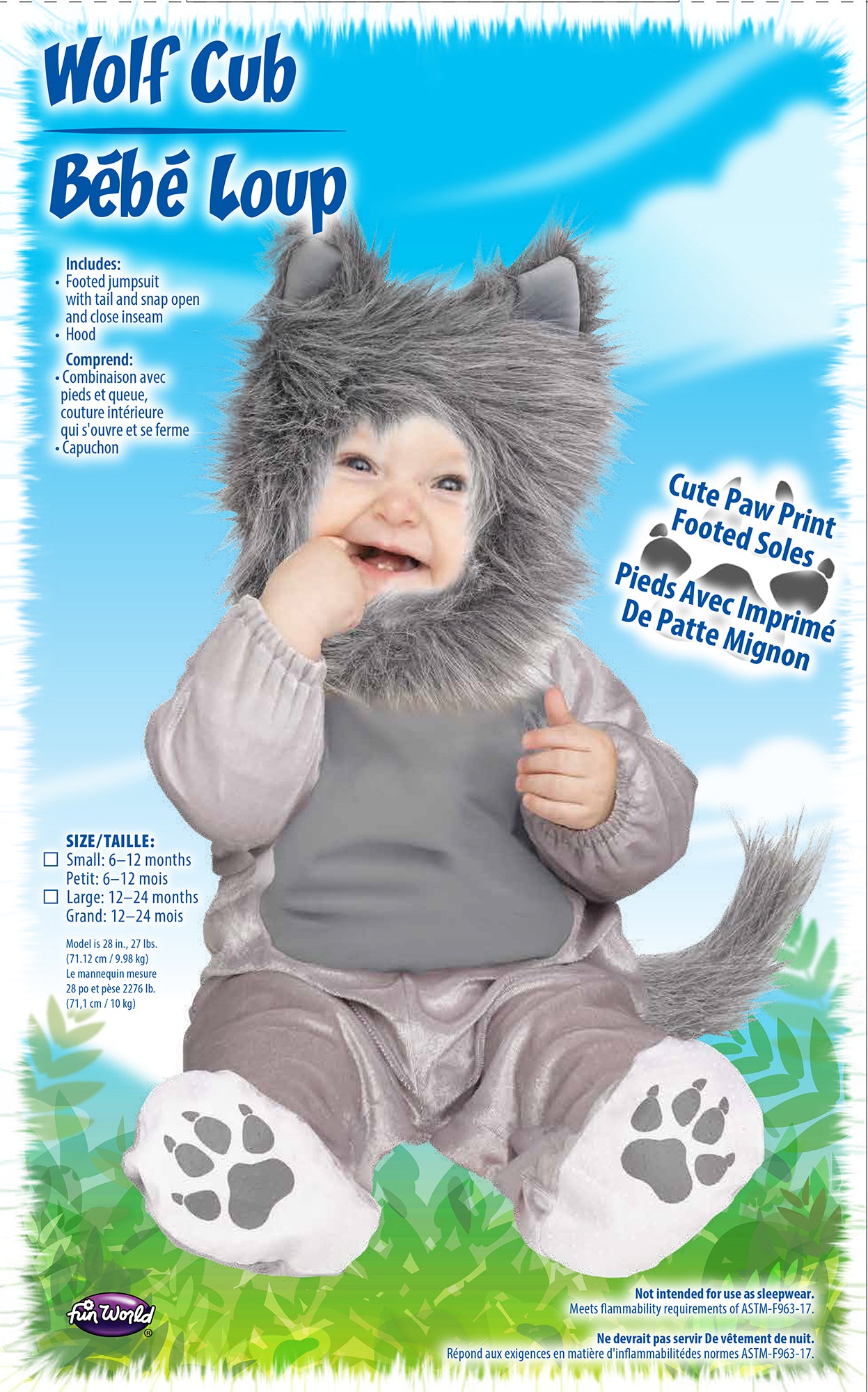 Wolf Cub Infant/Toddler Costume