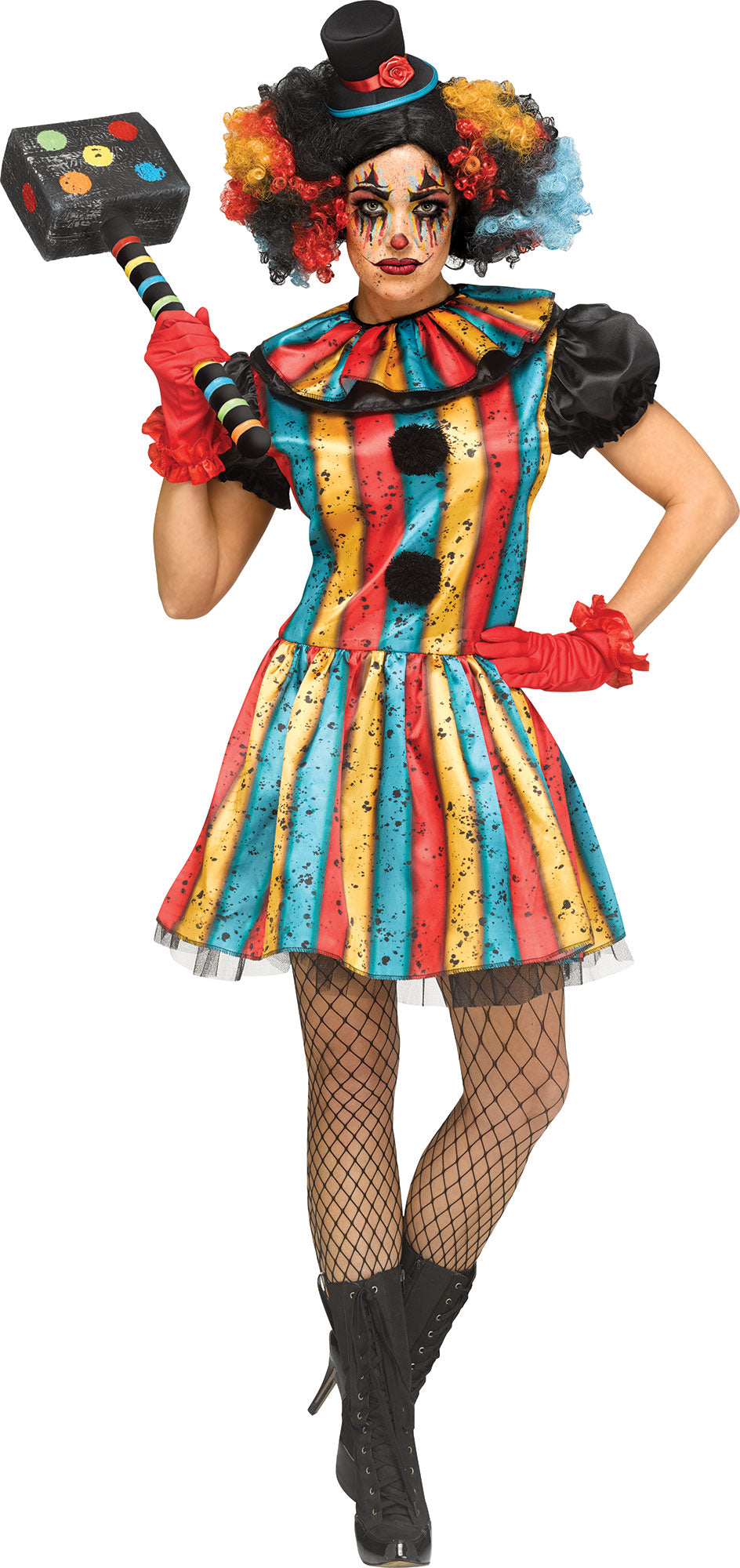 Carny Clown Adult Costume