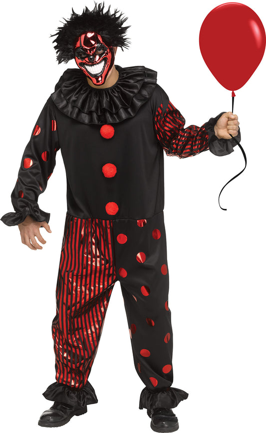 Chrome Clown Adult Costume