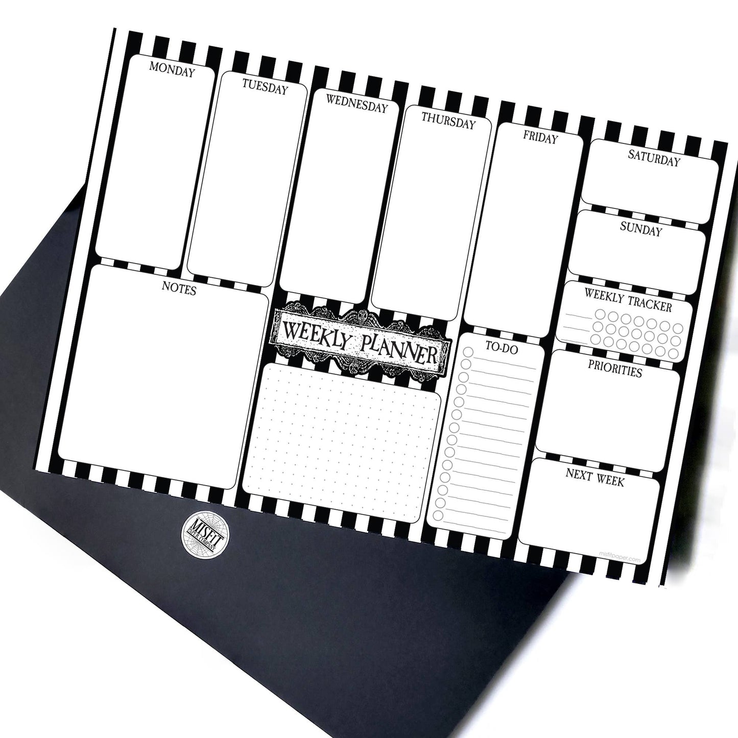 Beetlejuice A4 Week-to-View Desk Planner