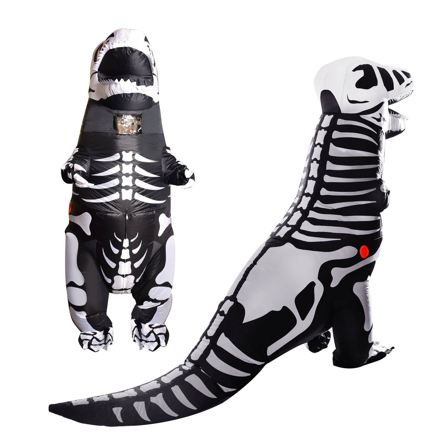 Inflatable Dinosaur Halloween Costume Body Skeleton T-Rex