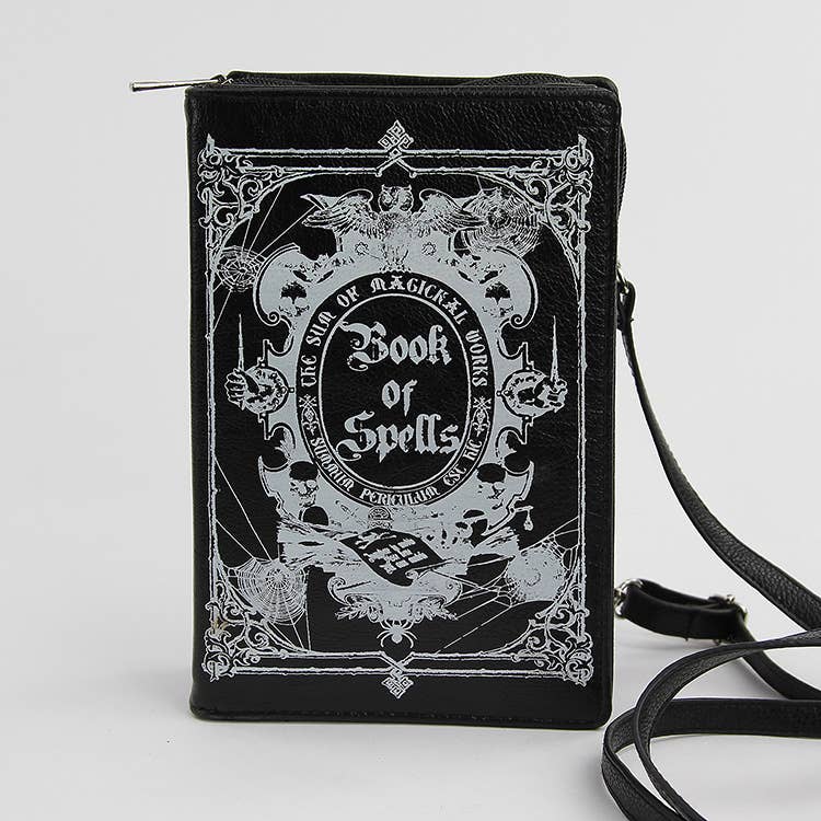 Glow in the Dark Book of Spells Clutch Bag